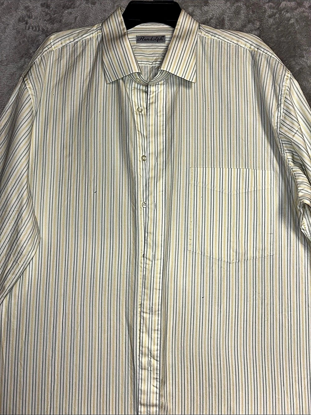 Randolph Men's Striped Button Down Shirt